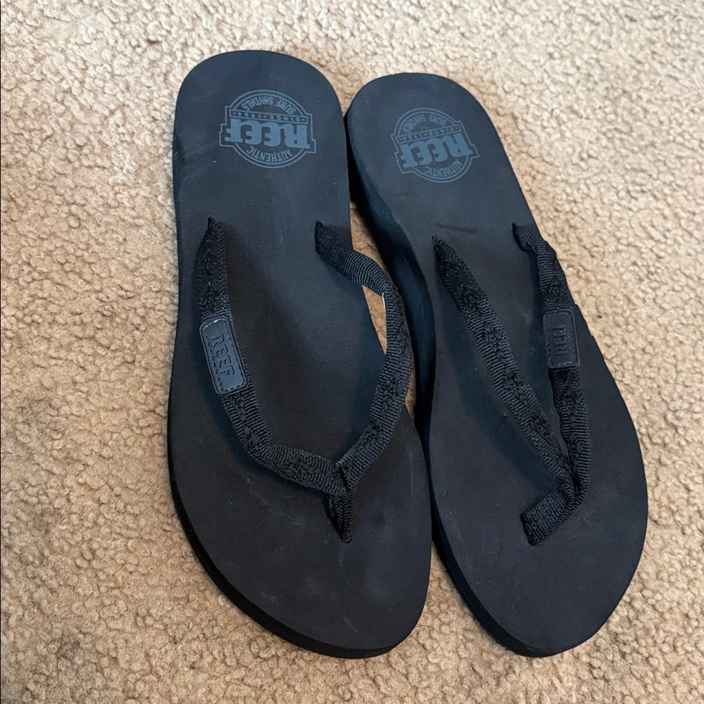Reef Classic Black Sandals